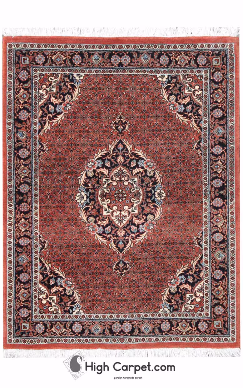 فرش دستباف 1.5 متری بیجار کد034543