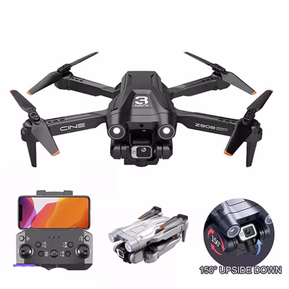 کوادکوپتر kf610 اورجینال ورژن 2024 ا Drone kf610 دارای 2 باطری
