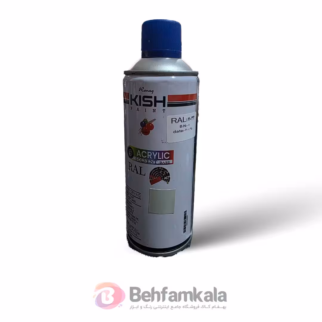 اسپری رنگ رونق کیش مدل  RAL 7032