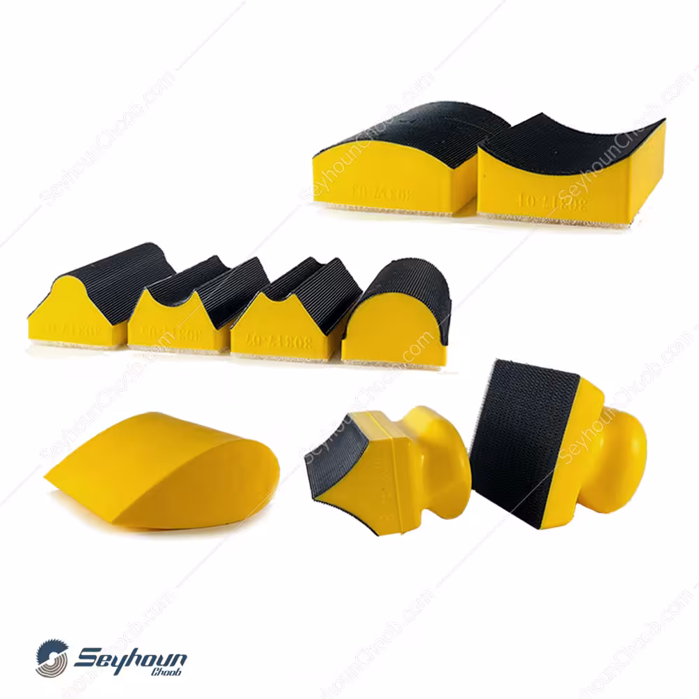 ست بلوک سنباده زنی 9 عددی چسبی (دستی) سیلیکونی برند ویونا