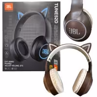 هدست بلوتوث مموری مکالمه LED دار گوش گربه ای JBL TUNE52D
