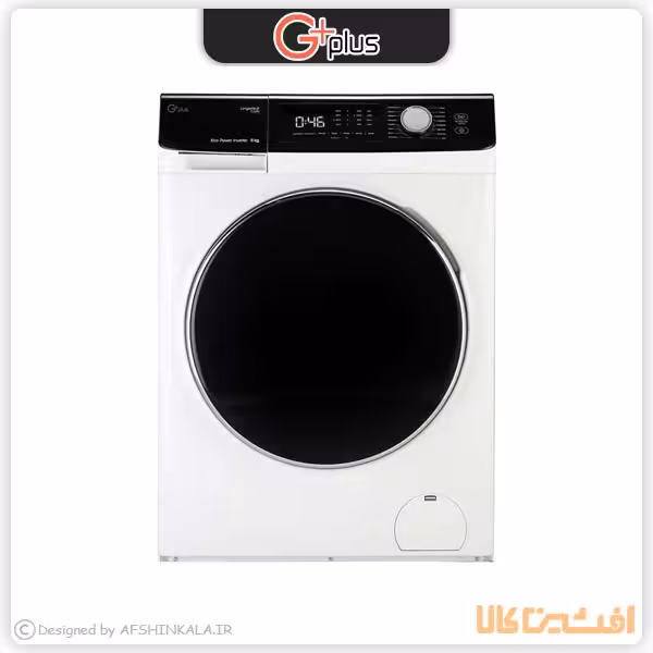 ماشین لباسشویی جی پلاس مدل GWM-K8540 ظرفیت 8 کیلوگرم