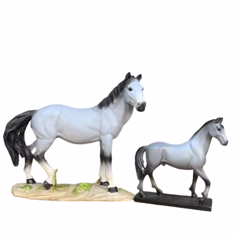 مجسمه مدل اسب کد 2609 مجموعه دو عددی