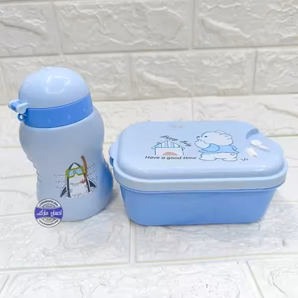 ست ظرف غذا و قمقمه در دو رنگ