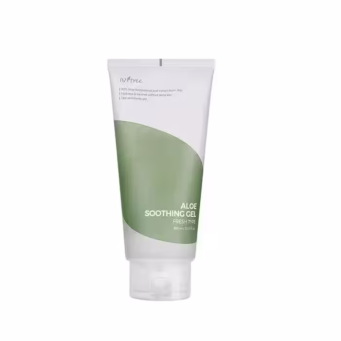 ژل آلوورای ایزنتری تسکین دهنده سبک برای پوست های تحریک شده 300 میل IsNtree Aloe Soothing Gel FRESH TYP
