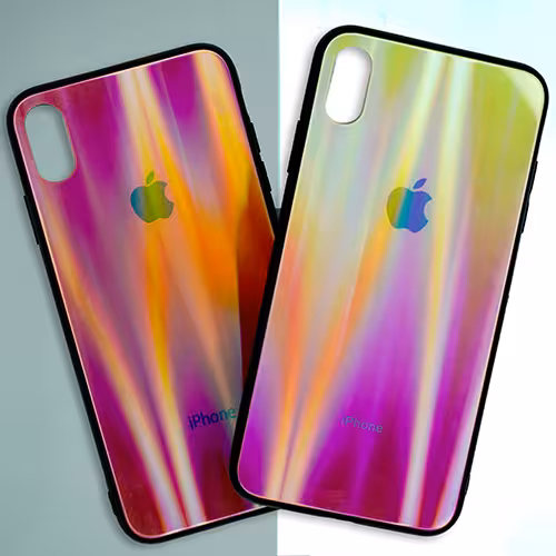 قاب ایفون XS Max لیزری پشت گلس
