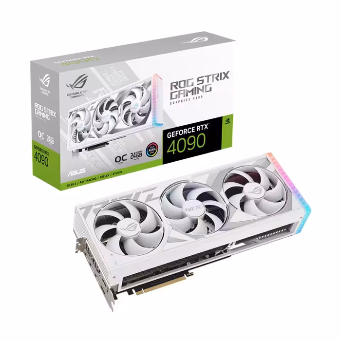 کارت گرافیک ایسوس ROG Strix GeForce RTX 4090 White OC Edition 24GB
