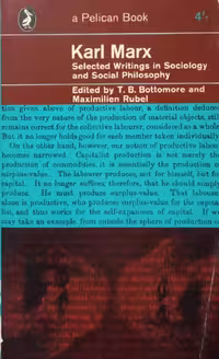 Karl Marx | Selected Writings in Sociology and Social Philosophy