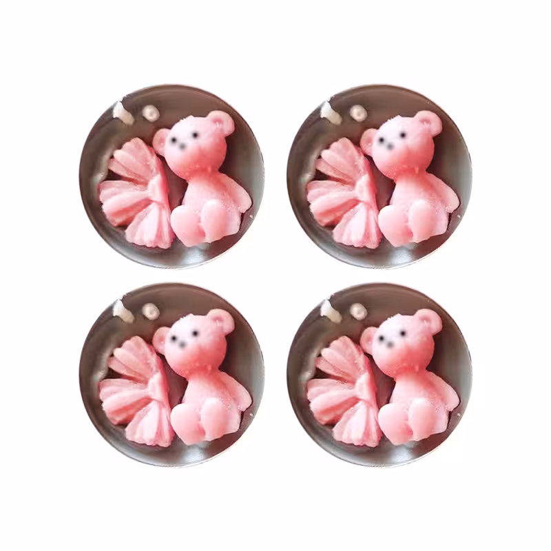 شمع وارمر مدل خرس مجموعه 4 عددی