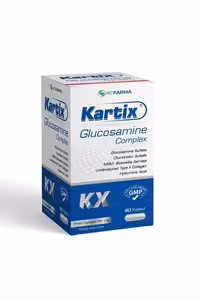کپسول کمپلکس گلوکوزامین Kartix - بسته 90 عددی