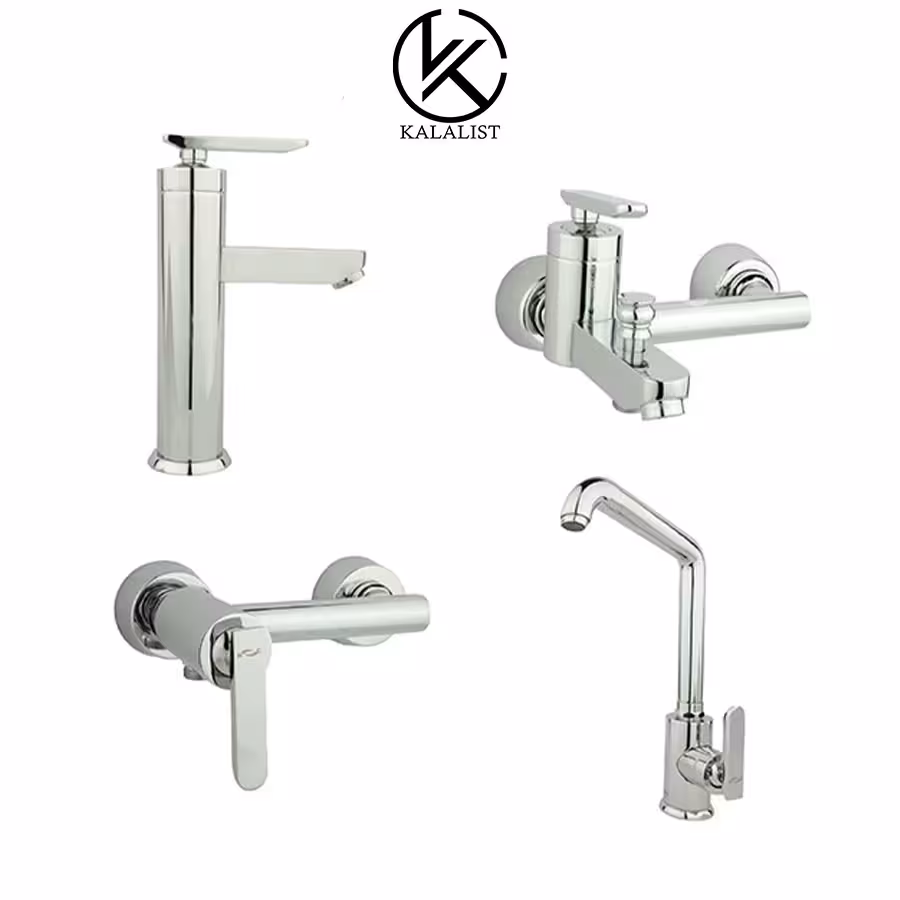 شیرآلات برند راسان مدل فلورا کروم