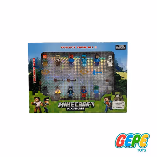 لگو 12 عددی مینی فیگور ماین کرفت