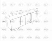 میزکنسول دکورآرای مدل DACO50
