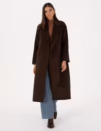 پالتو زنانه قهوه ای پیرکاردین