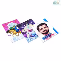 دفتر تک خط 60 برگ منگنه ای سرو (تک جلدی)