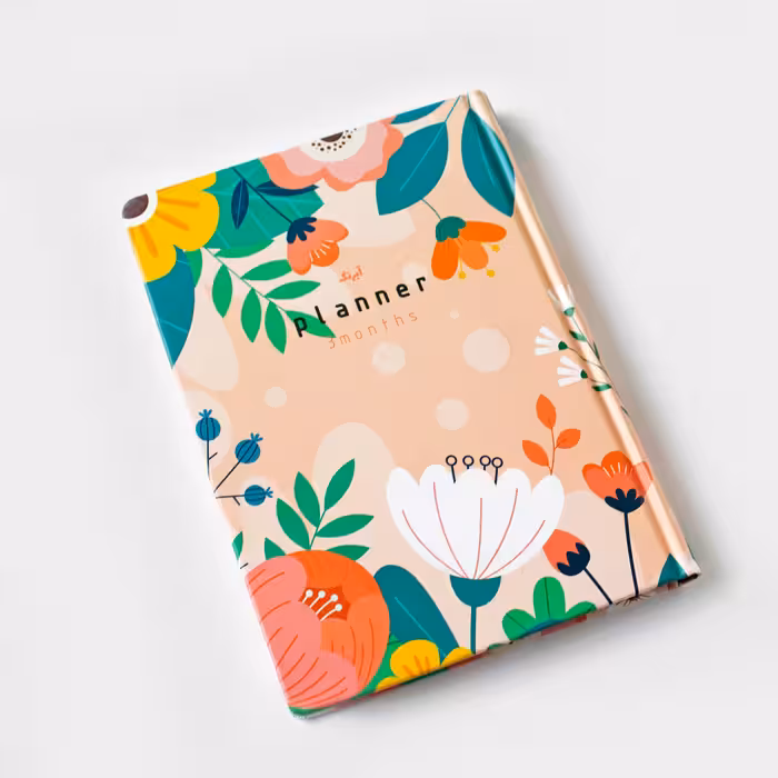 پلنر سه ماهه صورتی آبرنگ