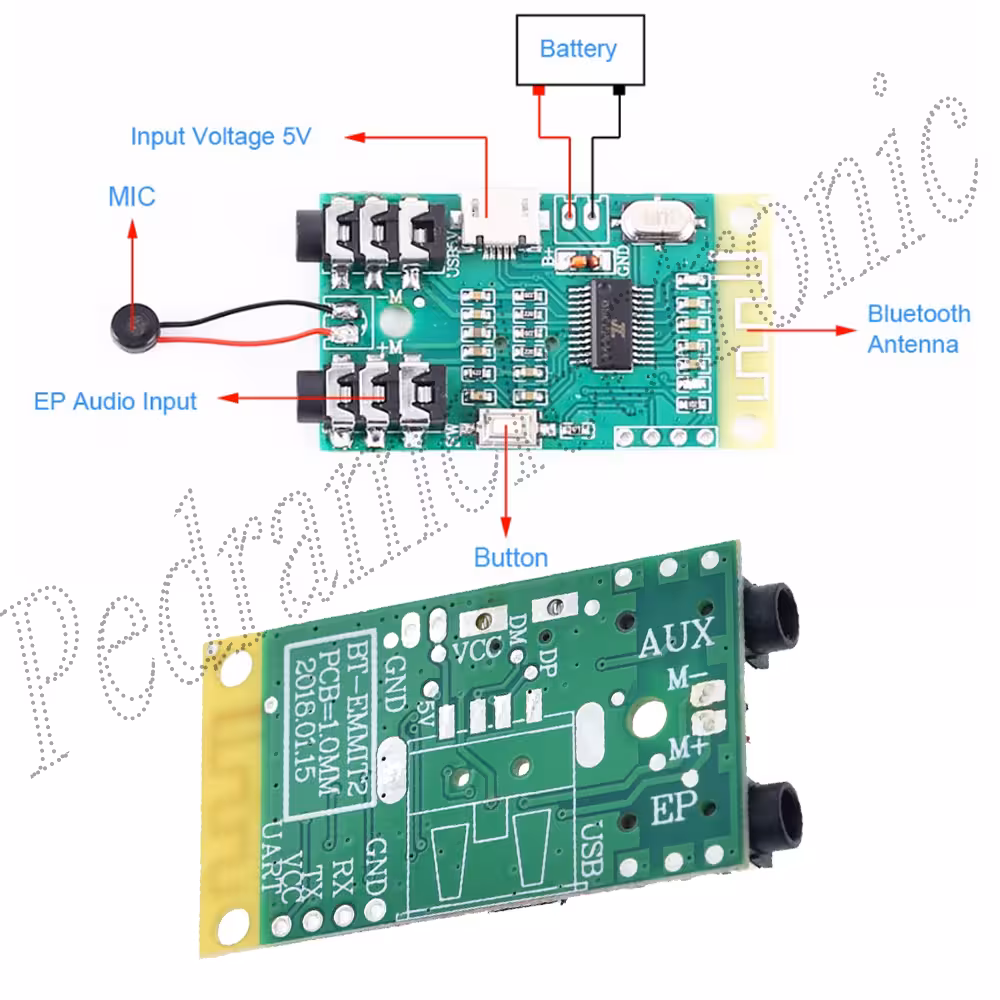 ماژول بلوتوث BOARD BLUETOOTH BT-EMMIT-2-3350
