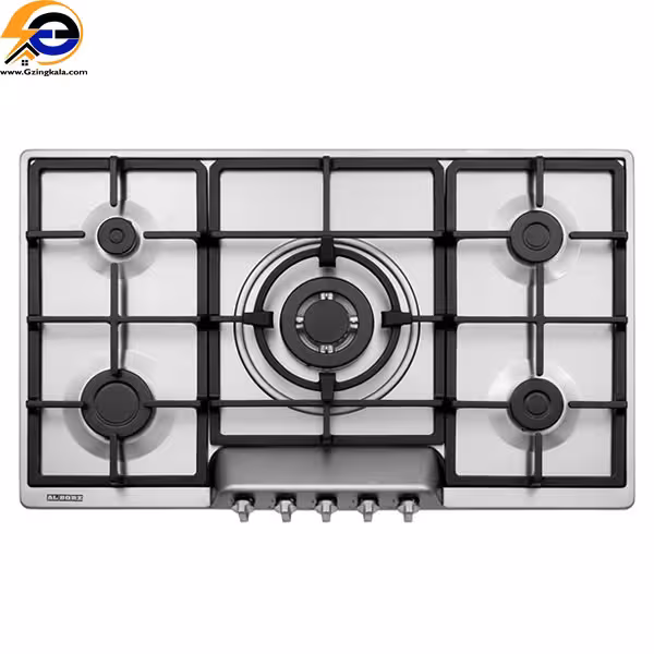 اجاق گاز صفحه ای استیل البرز مدل 5957S