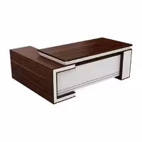 میز مدیریت هایگلاس مدل آکا