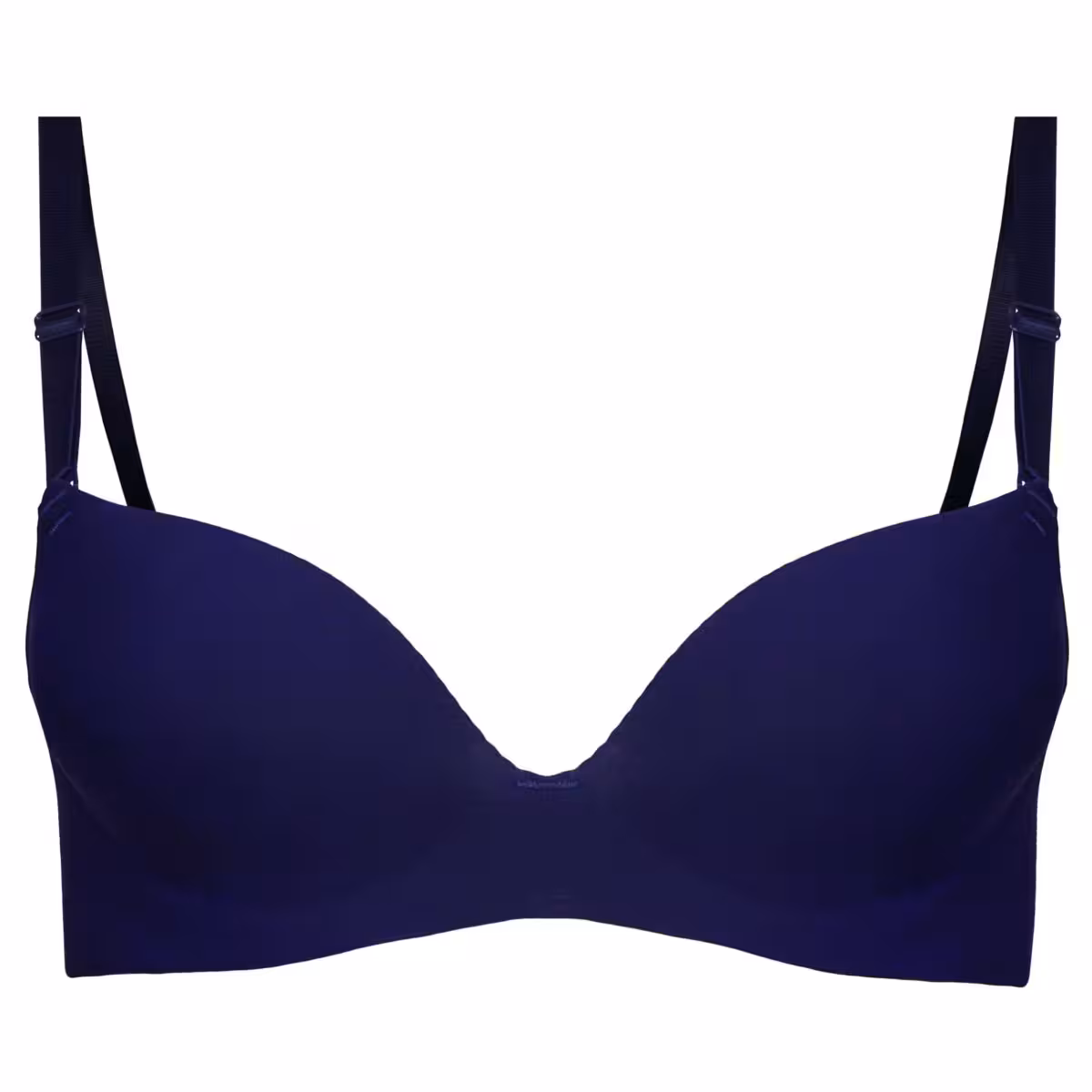 سوتین پوش آپ بدون فنر اسفنجی سرمه ای کد 4477