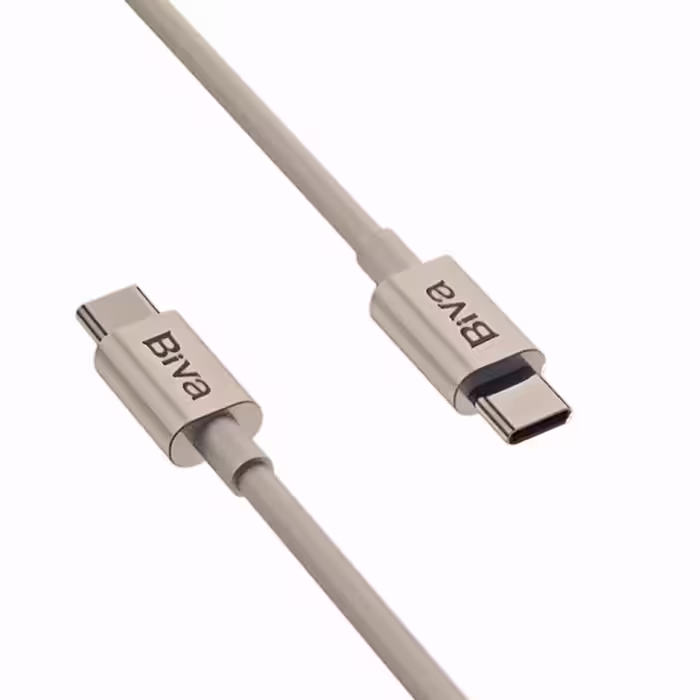 کابل سوپر فست شارژ Type-C به Type-C بیوا (Biva) مدل C-14 طول 1.5 متر، 100 وات