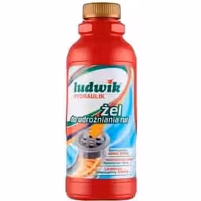 ژل لوله باز کن لودویک Ludwik هیدرولیک حاوی هیدروکسید سدیم حجم 500 میل