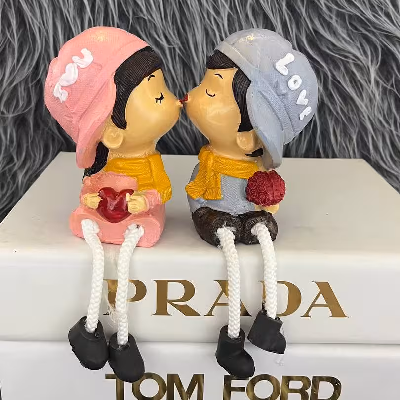 مجسمه پاشل فانتزی مجموعه 2 عددی کد 32