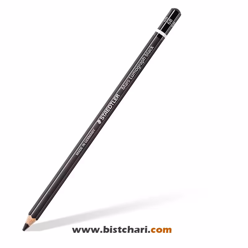 مداد طراحی 6B مدل Mars lumograph black برند استدلر Staedtler