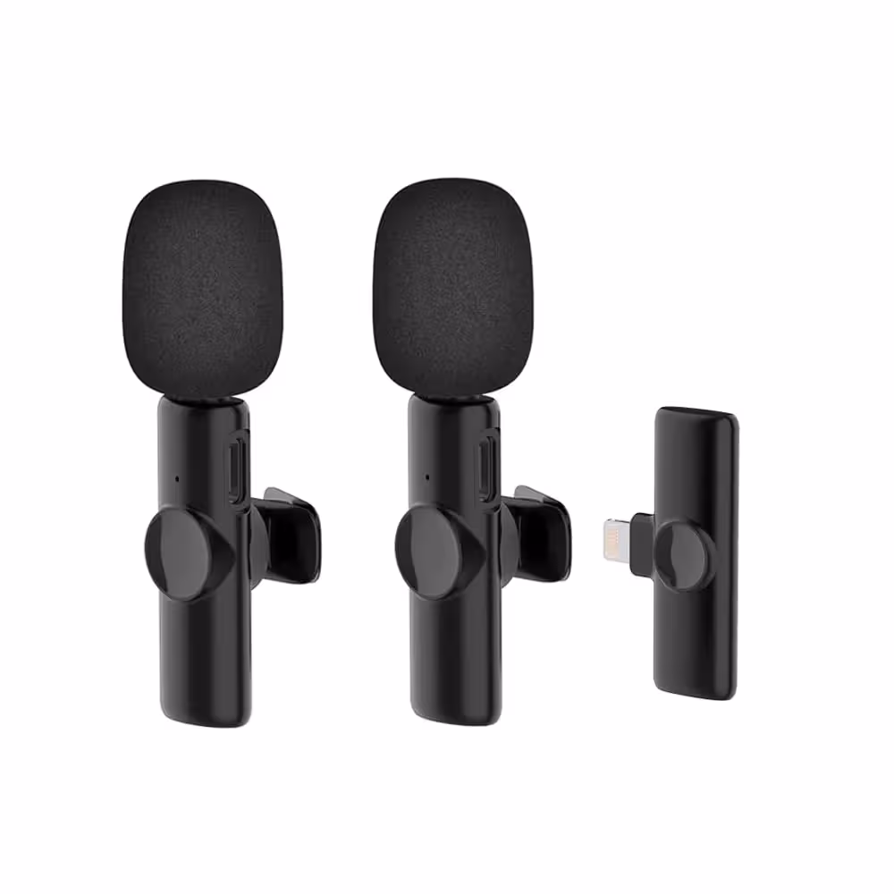 میکروفن بی سیم یقه ای دوتایی k11