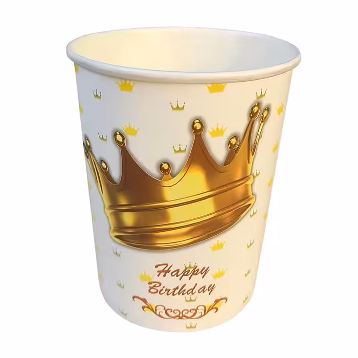 ظرف پاپ کورن مدل تاج کد W1