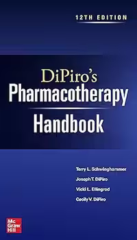کتاب DiPiro Pharmacotherapy Handbook, 2023,12th Edition