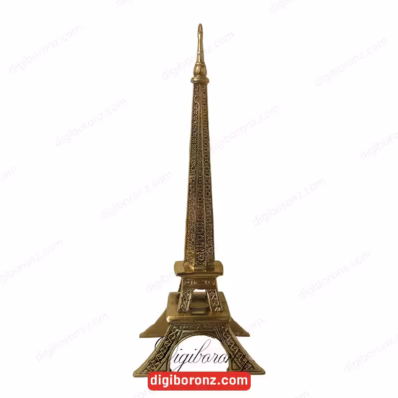 مجسمه برنجی برنزی مدل برج ایفل سایز کوچک