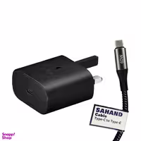 شارژر دیواری سوپر فست شارژ 25 وات مدل A54 به همراه کابل Type-C سهند