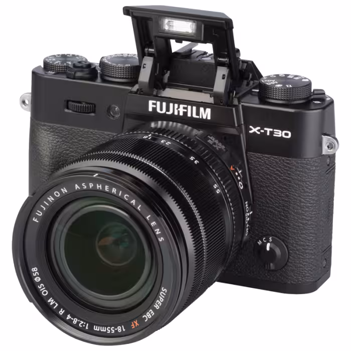 دوربین بدون آینه فوجی فیلم FUJIFILM X-T30 Mirrorless kit 18-55mm black