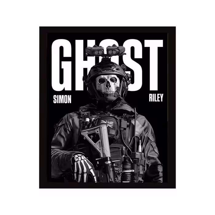 تابلو گیمینگ  35×45 طرح – Ghost