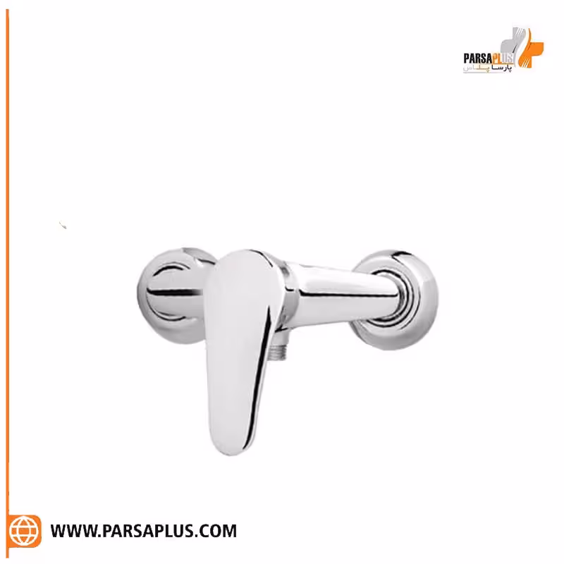 شیر توالت دوان مدل تین کروم
