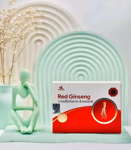 قرص رد جینسینگ پلاس مولتی ویتامین | افزایش انرژی بدن