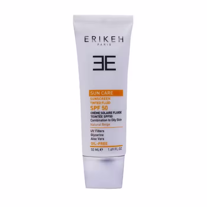 فلوئید ضد آفتاب و ضد جوش SPF50 اریکه 50 میلی لیتر | Erikeh Spf50 Sunscreen Anti Acne Fluid