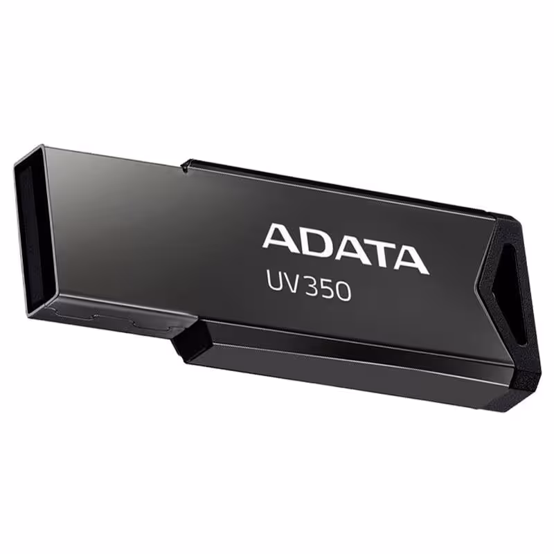 خرید فلش مموری ای دیتا Flash Memory Adata UV350 Black 128GB با بهترین قیمت