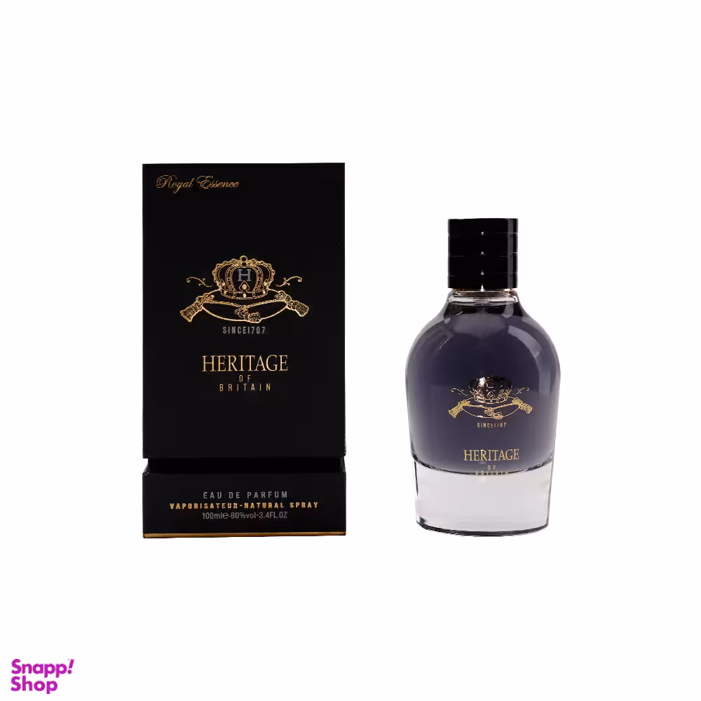 ادوپرفیوم مردانه Heritage مدل Royal Essence Black