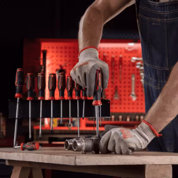 پیچ گوشتی دسته پلاستیکی دورنگ 150*8 دوسو