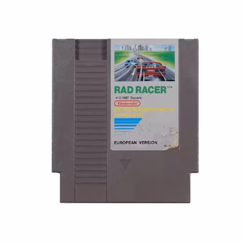 بازی Rad Racer 1987 Nintendo Nes