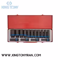 ست بکس میلیمتر بلند فشار قوی 1/2 درایو (32 -10) کینگ تونی
