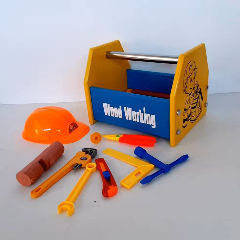 جعبه ابزار چوبی کودک