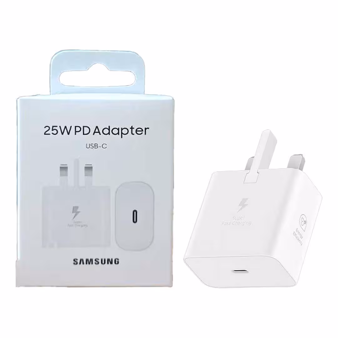 اداپتور اورجینال  25 وات سامسونگ  * سفید *    مدل   T2510    ( گارانتی  6 ماهه )گارانتی 6 ماهه