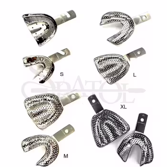 تری بی دندانی بالا و پایین Edentulous Tray دنتال دیوایس Dental Devices