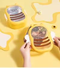 ظرف غذا کودک طرح زنبور