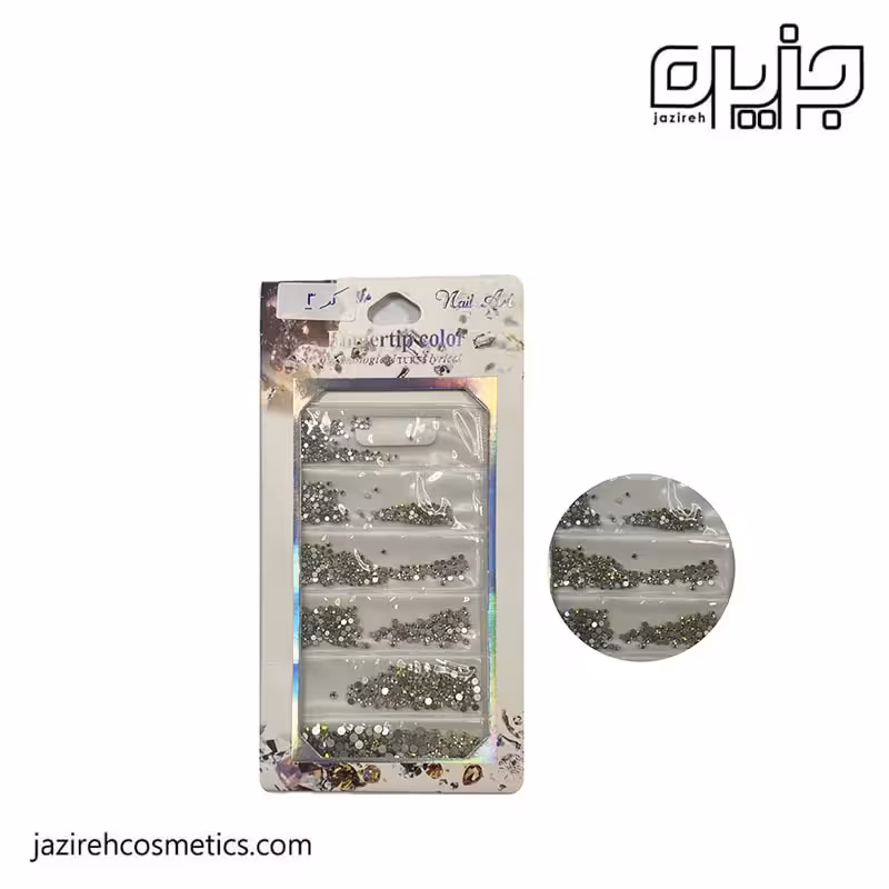 نگين ديزاين ناخن كد 3-nail art