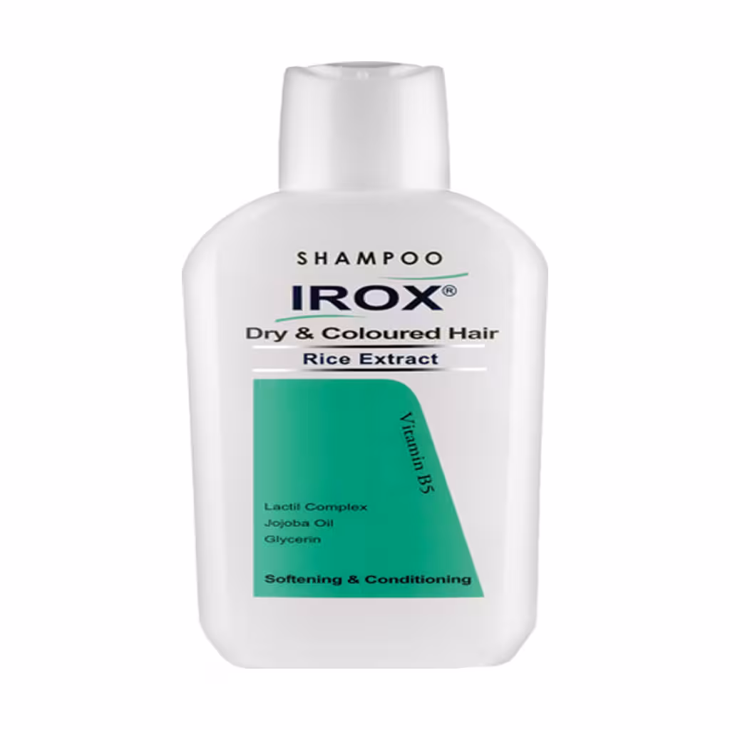 شامپو سبوس برنج مناسب موهای خشک و رنگ شده 200 گرم ایروکس irox
