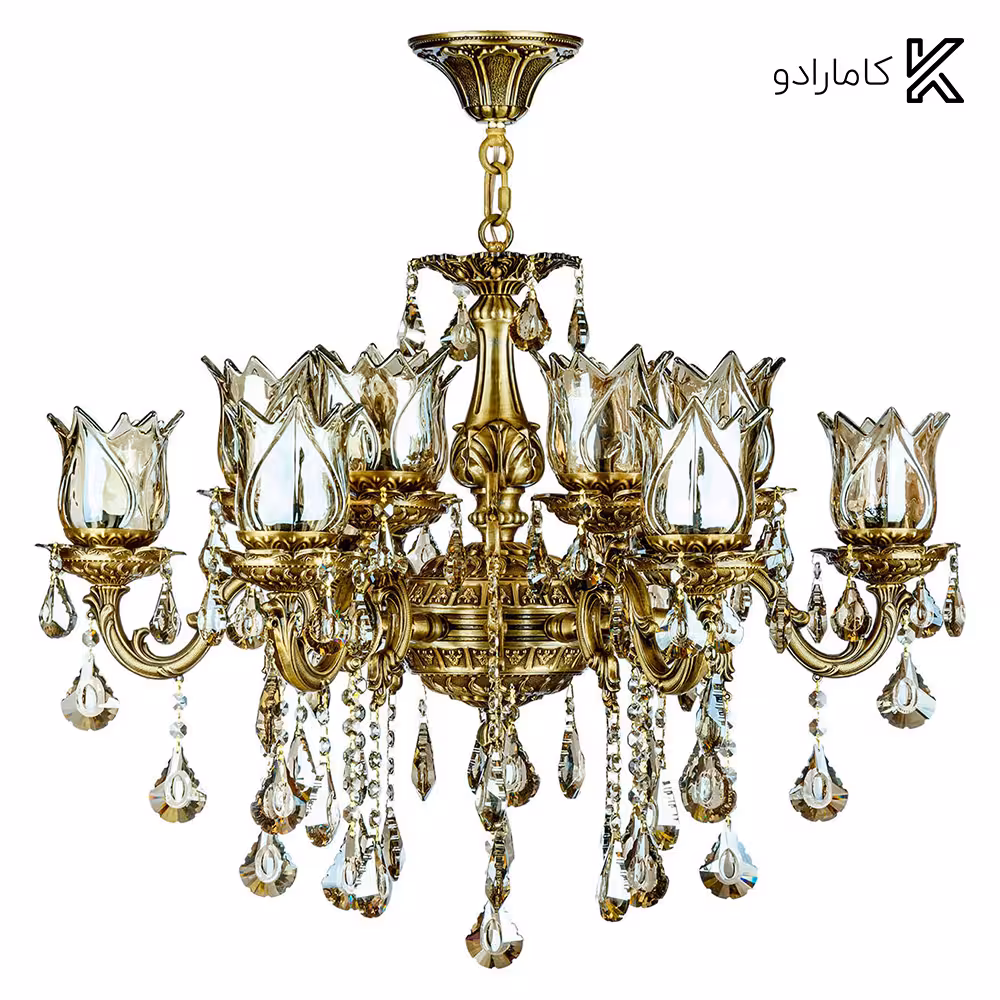 لوستر دایکاست آلومینیوم 12 شعله چشمه نور کد S3559/6